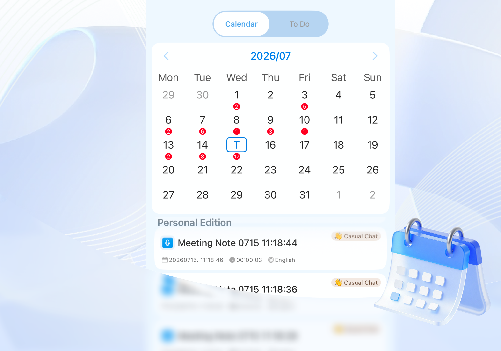 Calendar