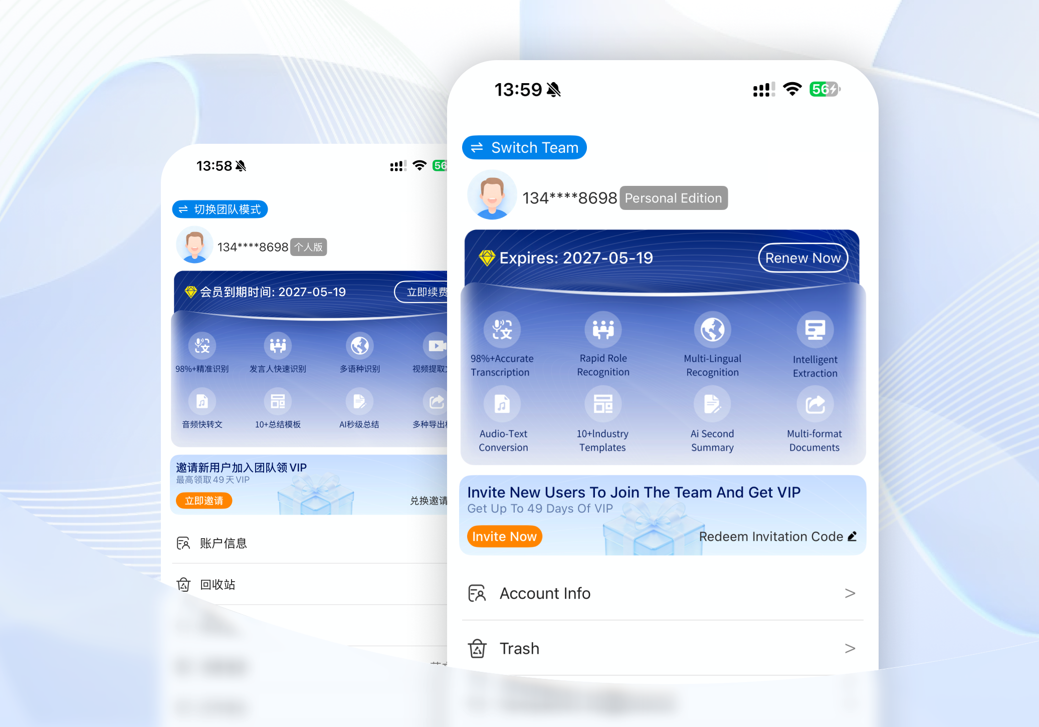 Multilingual Interface