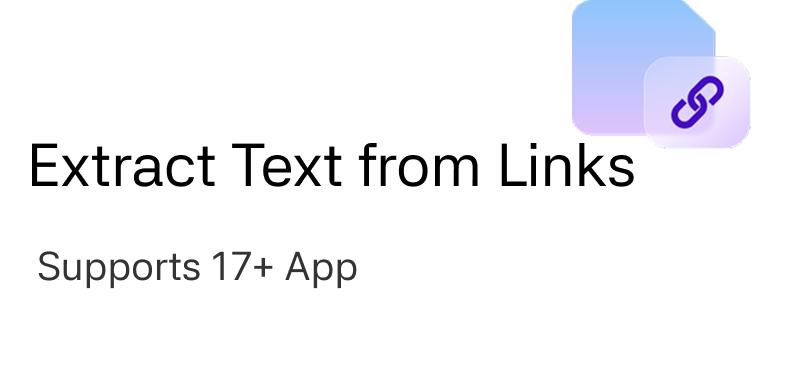 Extract Text from Links