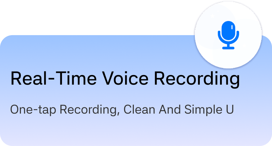 Real-Time Voice Recording