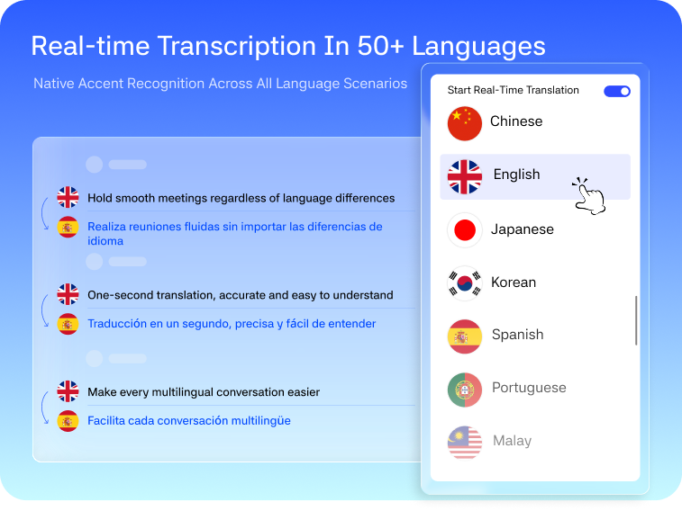 50+ International Languages