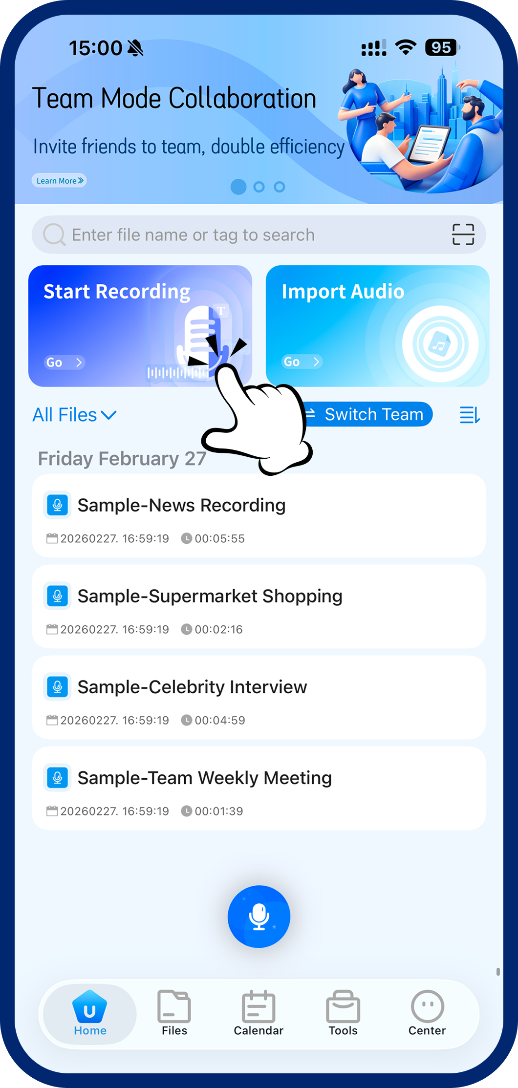 Meeting Minutes Live Recording Quick Start Guide