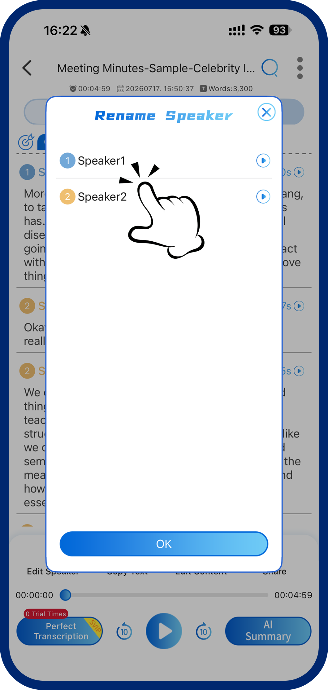 Step 3: Rename Speakers