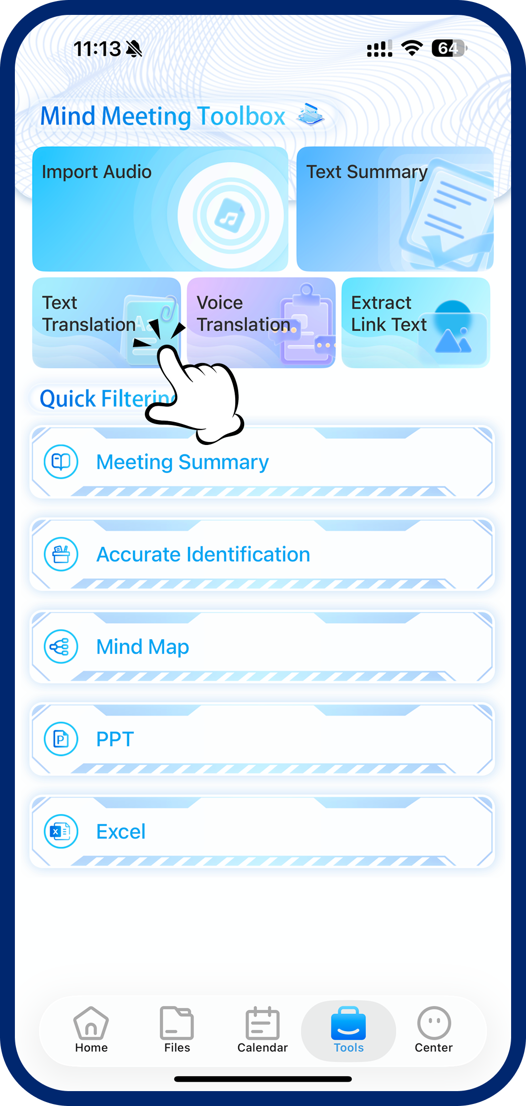 Meeting Minutes Text Translation