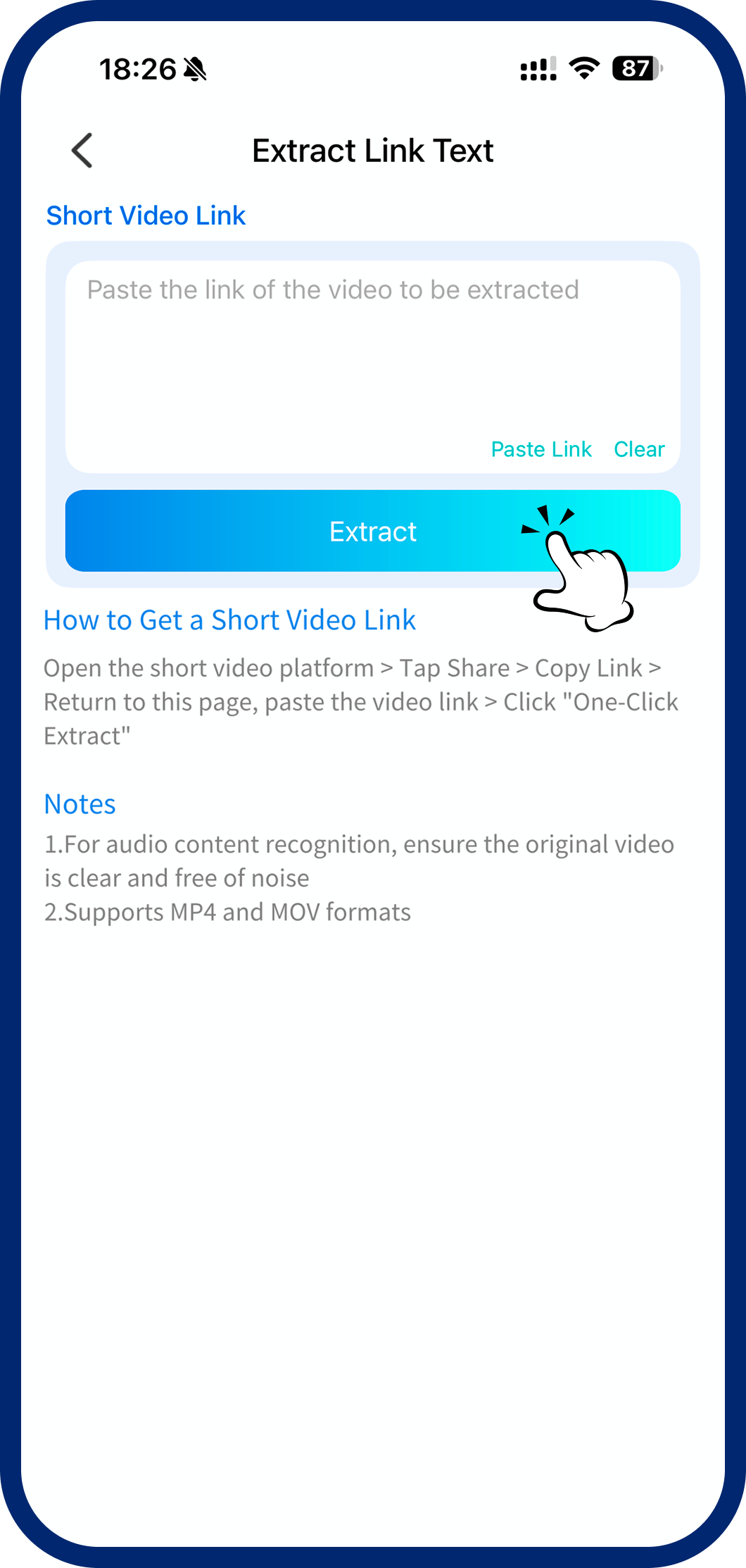 Step 3: Extract & Transcribe